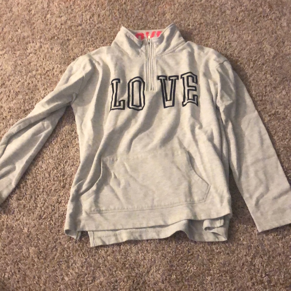 Grey Love Sweater
